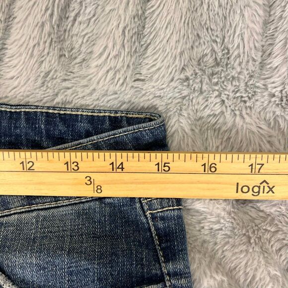 Vintage G-Unit Jeans Women 7 Capri Cropped Mid Rise Stretch Embroidered Y2K - Picture 4 of 7